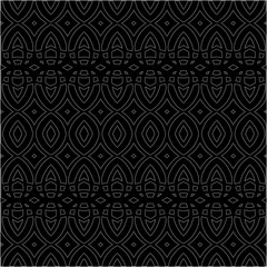 A repeat pattern of white dots on a black background. Simple texture for posters, sites, business cards, covers.