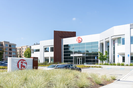 F5's Technology Center in Silicon Valley,  San Jose, CA, USA - June 8, 2023. F5, Inc. is a publicly-held American technology company. 