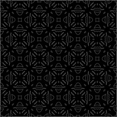 A repeat pattern of white dots on a black background. Simple texture for posters, sites, business cards, covers.