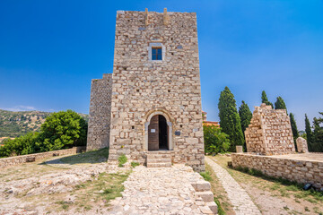 Picturesque Pythagorio town on Samos island, Greece. 