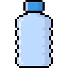 Bottle Pixel Art Color Icon