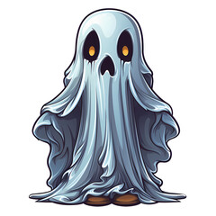 Ghost Halloween Clipart Illustration