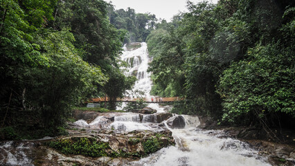 Lata Kinjang Waterfall in Malaysia - obrazy, fototapety, plakaty