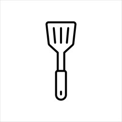 spatula vector icon trendy symbol template on white background