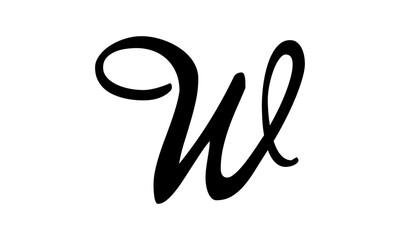 Luxury letter w logo