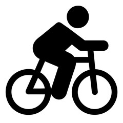bicycle sign icon