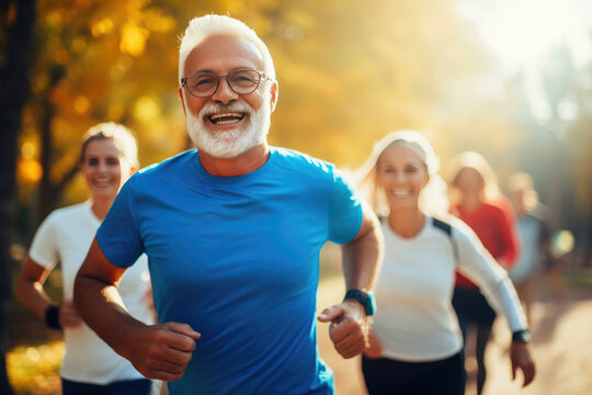 Runners in Charity Marathon