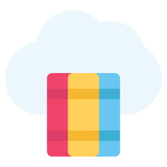 digital library icon for illustration