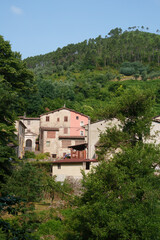 Fototapeta na wymiar Pieve di Compito, rural village near Lucca, Tuscany