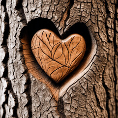 Hearts Carved into Trees