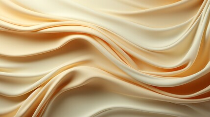 Obraz premium Abstract white and cream textile fabric. Soft light background for beauty products or other.