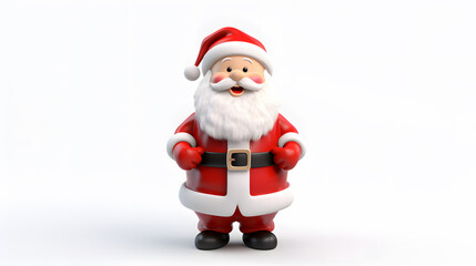 Obraz premium santa claus isolated on white