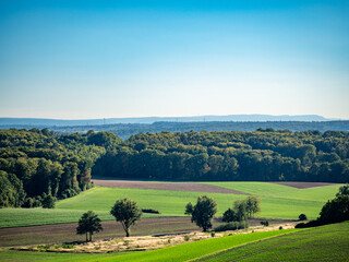 Agrarlandschaft im Spätsommer