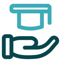 education for all icon for illustration