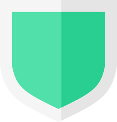 Green Flat Shiled icon