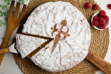 The Tarta de Santiago is the most typical sweet of Galician cuisine and is easily recognized by its...