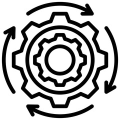 Operations Outline Icon