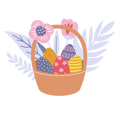 Fototapeta premium Happy Easter Postcard