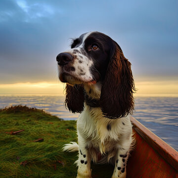 Englischer Springer Spaniel in a Rich Lifestyle