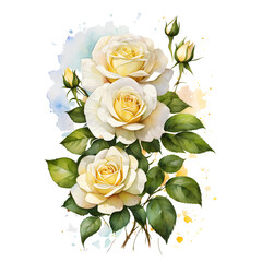 white rose clipart