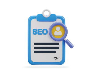 Clipboard with SEO agreement icon