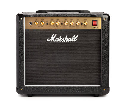 marshall guitar amp path isolated on white