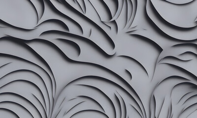 Abstract background from old crumpled torn pieces of newsprint. Artificial intelligence used in image creation. 