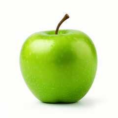 Green apple isolated on white background