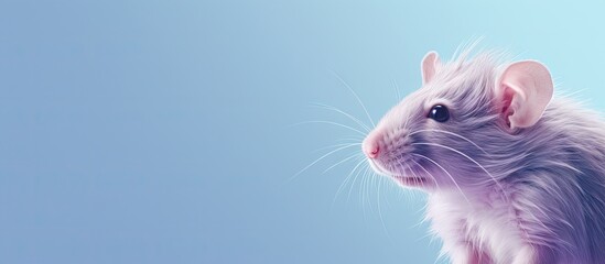 copy space image of rat isolated