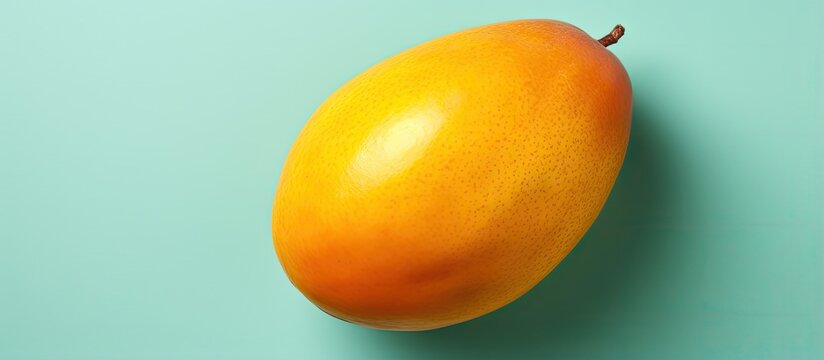 copy space image of with fresh ripe mango
