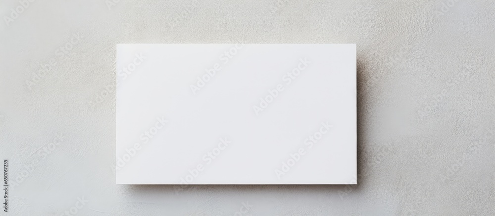 Poster copy space image of with blank name cards in 3d rendering