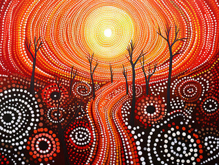 Abstact Aboriginal Art