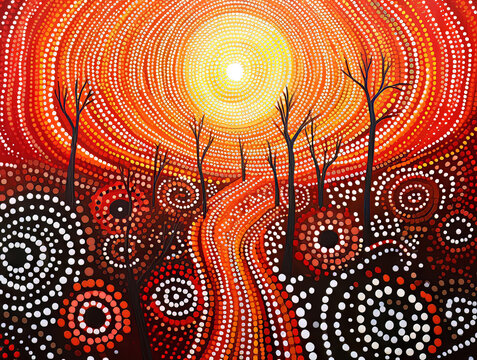 Abstact Aboriginal Art