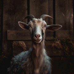 portrait of a sheep