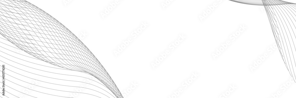 Aufkleber abstract grey, white smooth element swoosh speed wave modern stream background. abstract wave line f