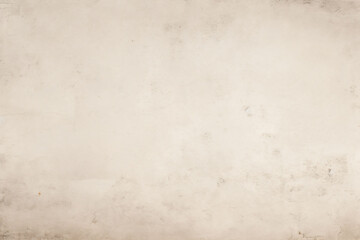 Obraz premium aged concrete wall with a close-up shot, featuring a vintage, plain cream-colored cement wall background texture.retro charm reminiscent of antique parchment paper.