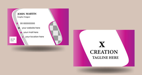  Modern shape with abstract silver. Luxury dark gradient background. Portrait and landscape orientation. Horizontal and vertical layout .Double-sided creative business card template.