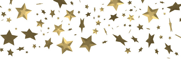 Stars - stars background, sparkle lights confetti falling. magic shining Flying christmas stars on night