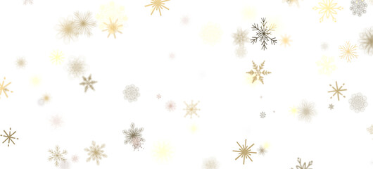 Snowflake Symphony: Magnificent 3D Illustration Showcasing Falling Holiday Snowflakes in Harmony