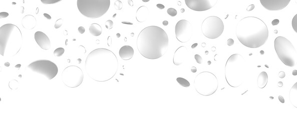 silver Confetti Glitter Overlay