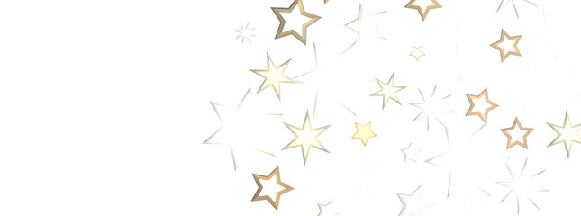 Falling Christmas Luminaries: Magnificent 3D Illustration Showcasing Falling Holiday Celestial Bodies