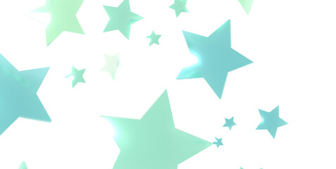 sparkles blue stars on white background with text place- Image