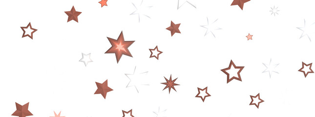 Stellar Symphony: Embark on a Visual Journey with 3D Gold Stars Rain