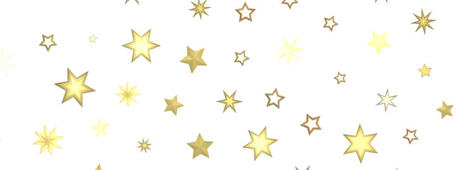 Stars - stars. Confetti celebration, Falling golden abstract decoration for party, birthday celebrate,