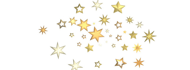 Obraz na płótnie Canvas Stars - stars. Confetti celebration, Falling golden abstract decoration for party, birthday celebrate,
