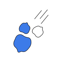 Meteorite Icon Meteorite Impact Icon