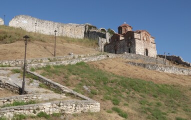 Fototapeta premium Eglise de la sainte Trinité à Berat en Albanie