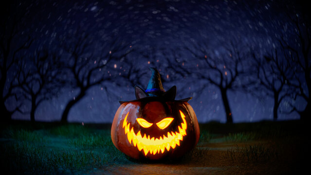 halloween pumpkin 3d, halloween 3d, halloween pumpkin