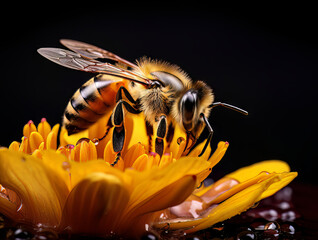 Feeding honeybee