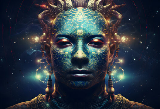 portrait of a lemurian